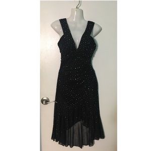 Black Taboo Mid-Rise Dress